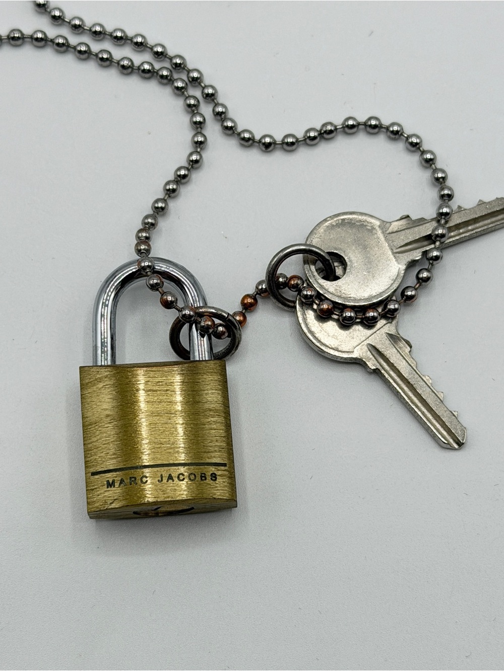 Marc Jacob’s Lock & Key Pendant Necklace Don’t **** with my **** - Picture 3 of 5